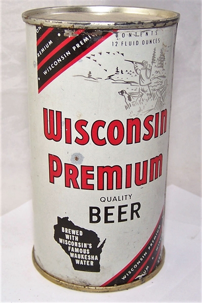 Wisconsin Premium Indoor Flat Top Beer Can