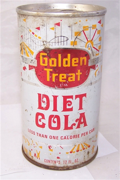 Golden Treat Diet Cola Soda Can