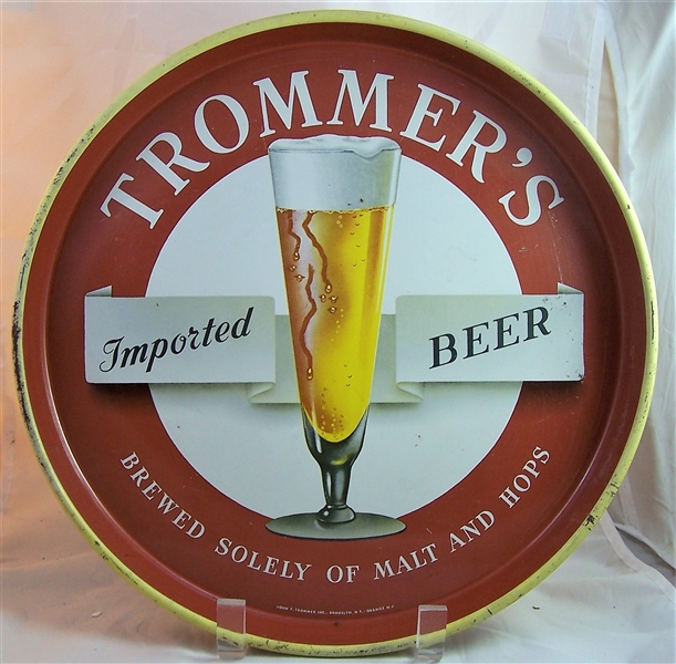 Trommers Imported 12 Inch Serving Beer Tray