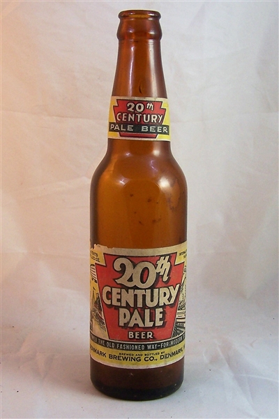 20th Century Pale Beer Bottle