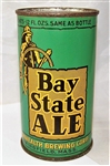 Bay State Ale Opening Instruction Flat Top Beer Can