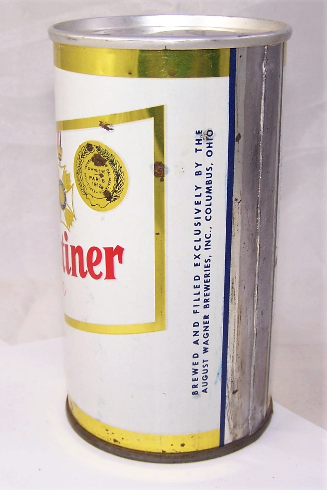 Lot Detail - Augustiner Aluminum Soft Top Flat Top Beer Can