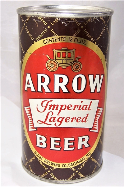 Arrow Imperial Lagered Flat Top Beer Can