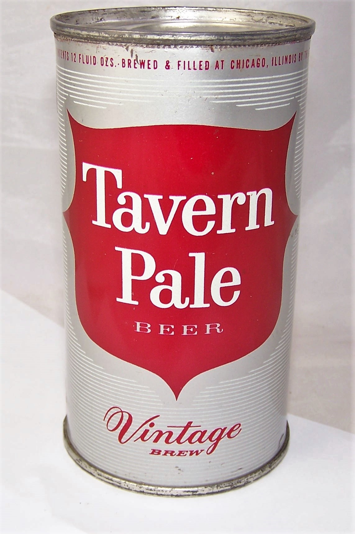 Lot Detail - Tavern Pale Vintage Brew Dull Gray Flat Top Beer Can ...