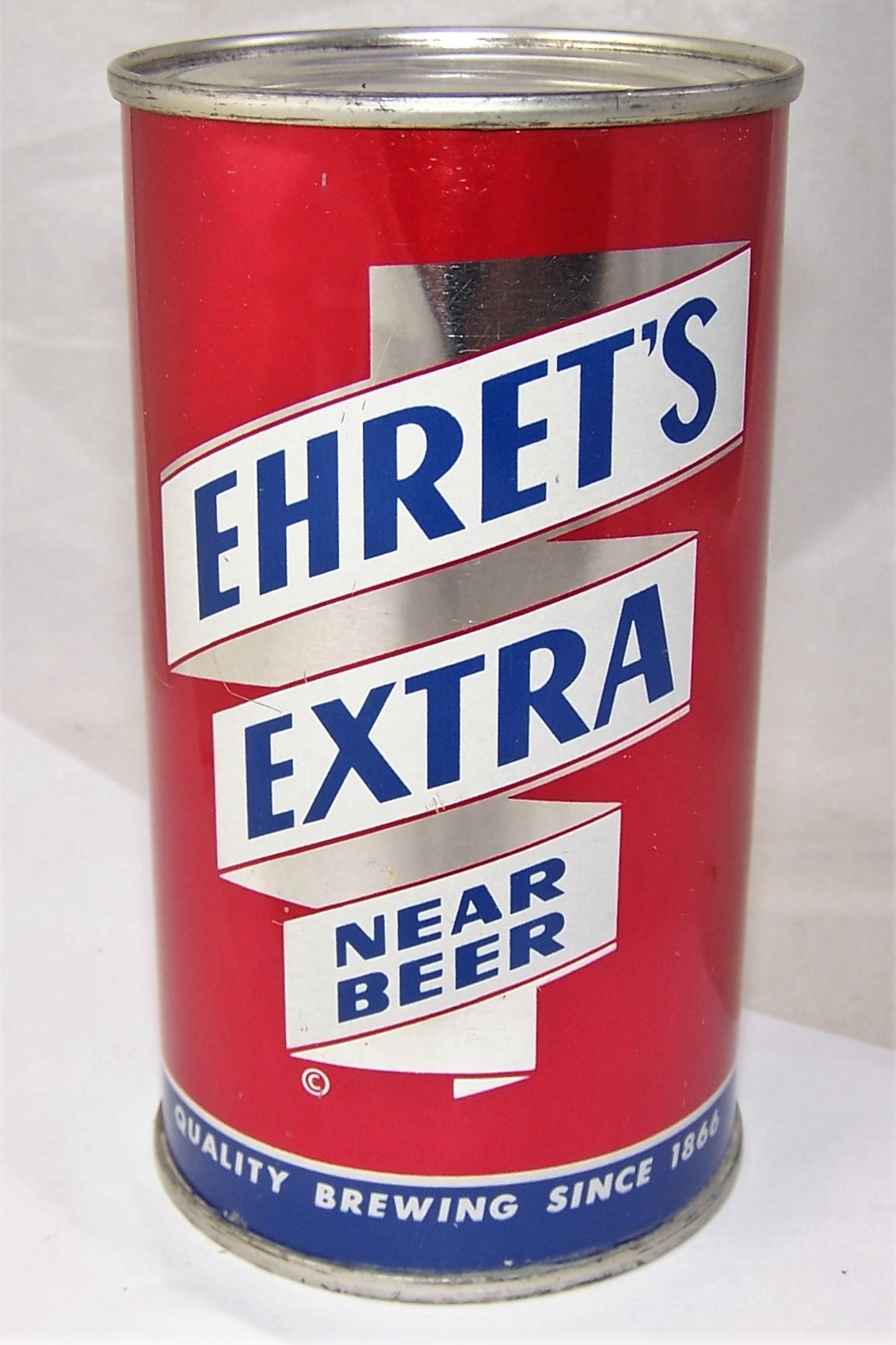 Lot Detail - Ehret's Extra Near Beer Flat Top Beer Can