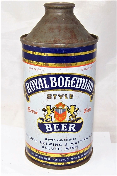Royal Bohemian Extra Pale Cone Top (CNMT 3.2%) Beer Can