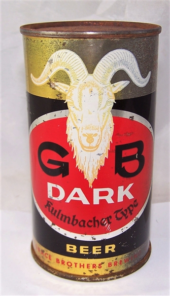 GB Dark (Kulmbacher Type) Flat Top Beer Can