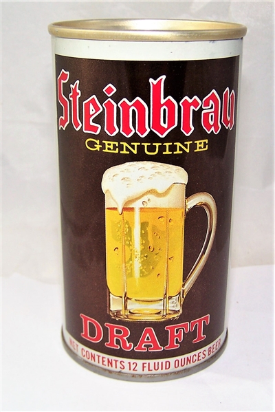 Steinbrau Genuine Draft Fan Tab Beer Can