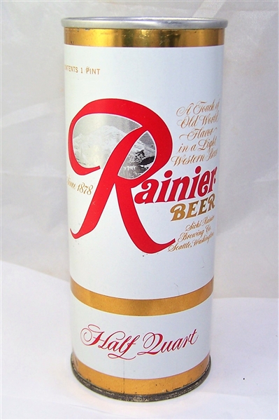 Rainier 16 Ounce U-Tab Beer Can