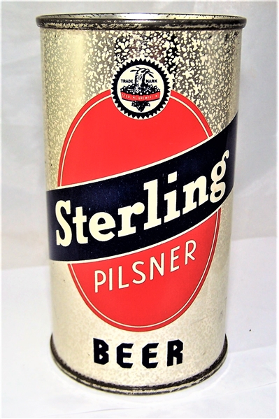 Sterling Snowflake Opening Instruction Flat Top Beer Can