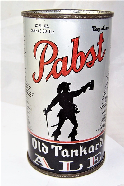 Pabst Old Tankard Ale Opening Instruction Flat Top Clean!