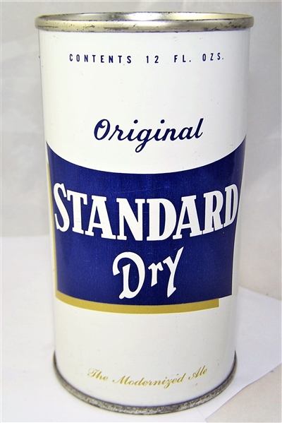 Standard Dry "A modernized Ale" Bank Top Beer Can