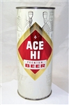 Ace Hi 16 Ounce Flat Top Beer Can....Clean!
