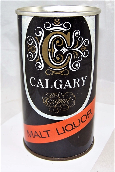 Calgary Export Malt Liquor Zip Top Beer Can