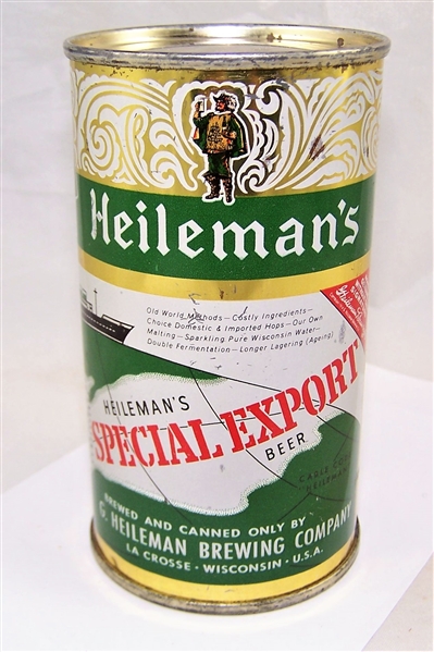 Heilemans Special Export Flat Top Beer Can