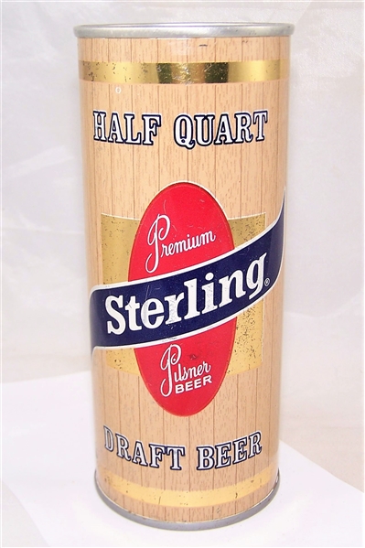 Sterling Draft 16 Ounce Tab Top Beer Can