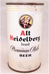 Alt Heidelberg Brand Pale Opening Instruction Flat Top Beer Can