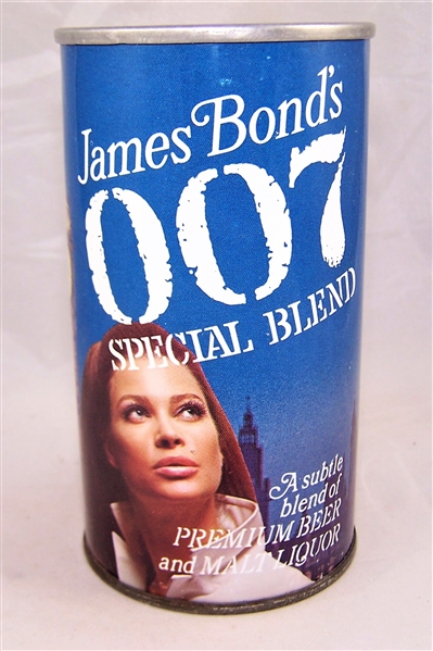 James Bonds 007 Special Blend Malt Liquor Tab Top Beer Can