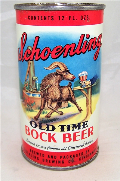 Schoenling Old Time Bock Flat Top Beer can