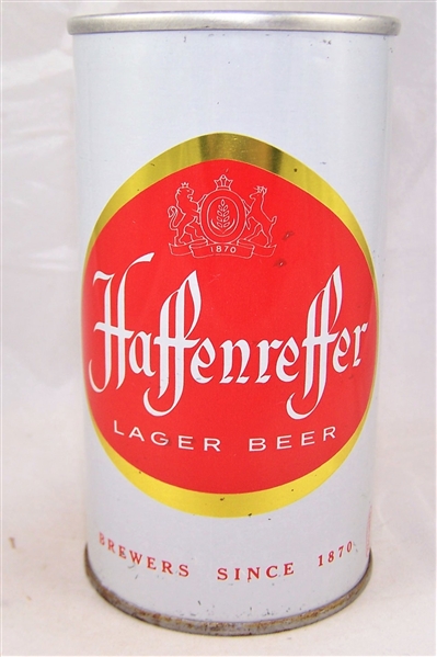 Haffenreffer Lager Tab Top Beer Can