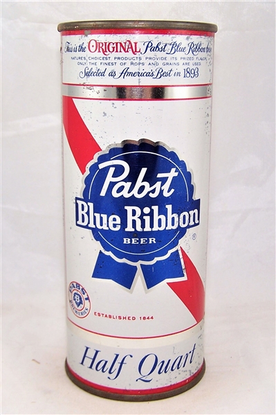 Pabst (Peoria Hts.) 16 Ounce Flat Top Beer Can