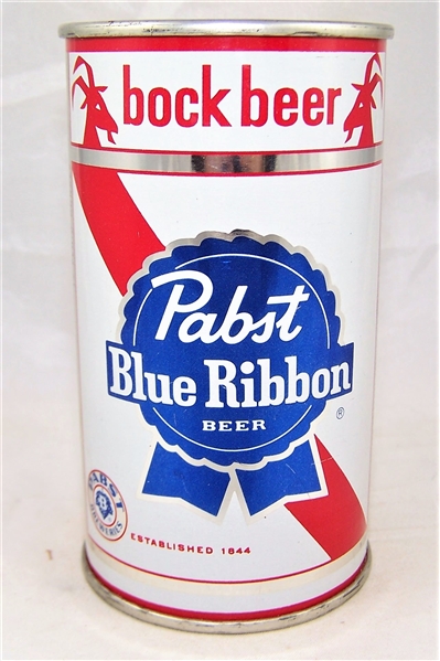 Pabst Bock- Minty Flat Top Beer Can (Newark, NJ)