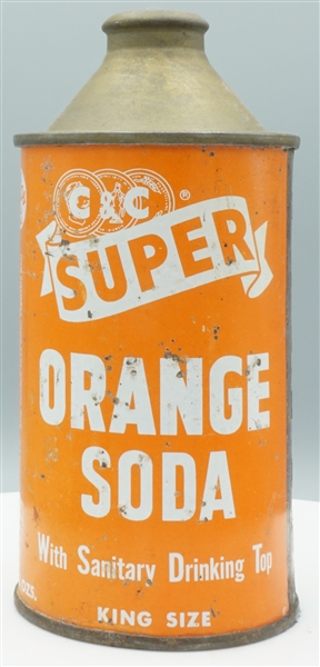 C&C Super Orange Soda cone top