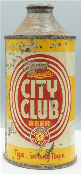 City Club Beer cone top