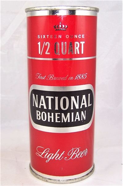  National Bohemian 16 Ounce Flat Top Beer Can