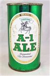  A-1 Ale Flat Top Beer Can, Original example, not a wind tunnel can