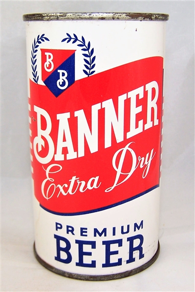  Banner Extra Dry (Akron Ohio) Flat Top Beer Can