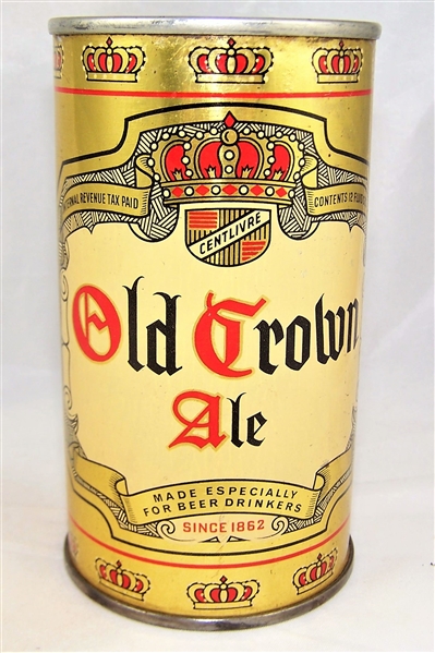  Old Crown Ale (No Lazy Aged) O.I Flat Top Beer Can