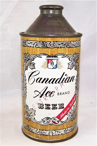  Canadian Ace IRTP Cone Top Beer Can