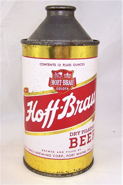  Hoff-Brau Dry Pilsener Cone Top Beer Can