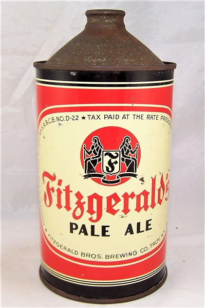  Fitzgeralds Pale Ale Quart Cone Top Beer Can