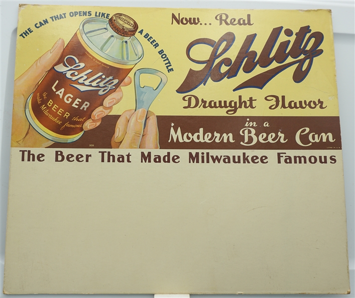  Schlitz beer sign