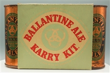  Ballantine Ale Karry Kit with three (3) flat tops