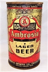  Ambrosia Lager Opening Instruction Flat Top