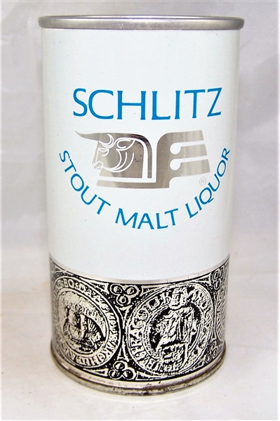  Schlitz Stout Zip Top Malt Liquor Beer Can