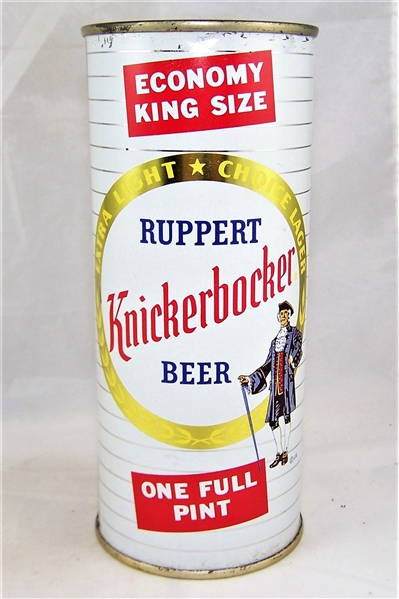  Ruppert Knickerbocker Economy King Size Flat Top Beer Can