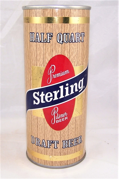  Sterling Draft 16 Ounce Tab Top Beer Can