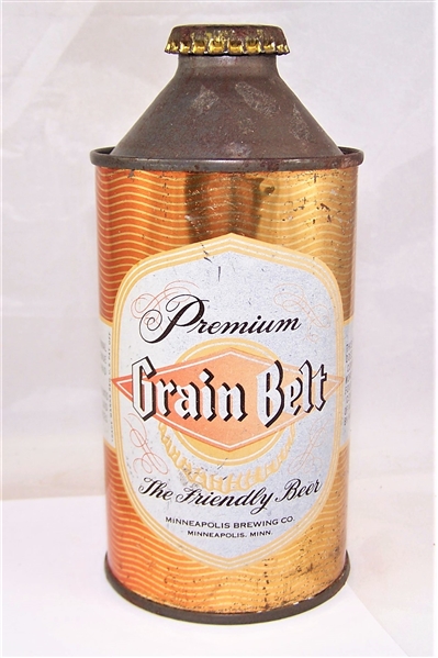  Tough Grain Belt DNCMT 4 % Cone Top Beer Can