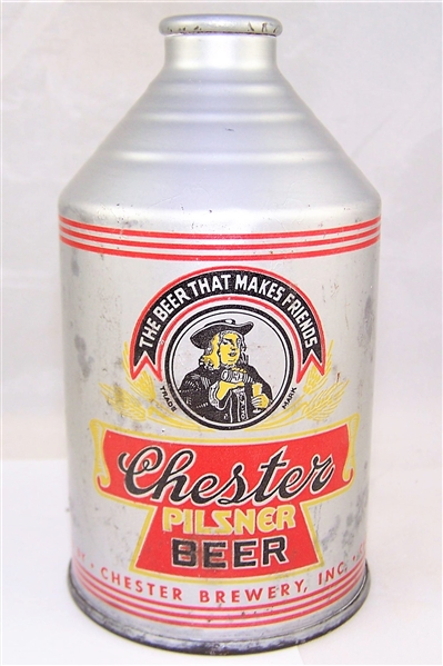  Chester Pilsner Crowntainer Beer Can.