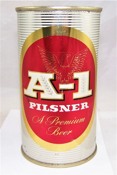  A-1 Pilsner Flat Top Beer Can