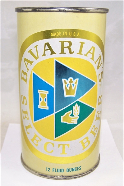  Bavarians (Unlisted) Select Lager Flat Top Beer Can