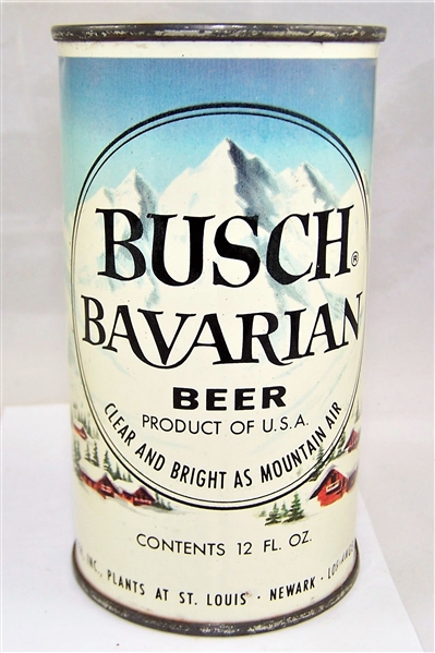  Busch Bavarian (The first) Flat Top Beer Can