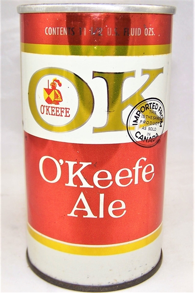  OKeefe Ale Zip Top Beer Can