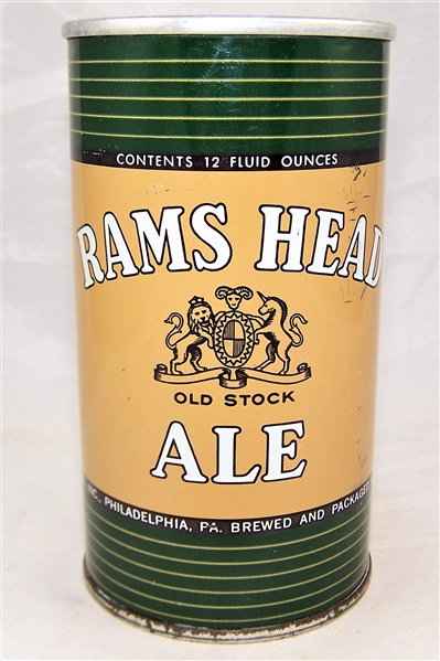  Rams Head Ale Zip Top Beer Can