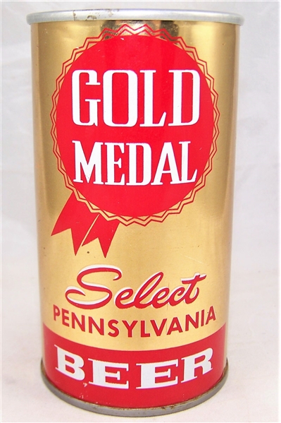  Gold Medal Metallic Tab Top Beer Can