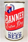  Banner (Norfolk VA) Extra Dry Flat Top Beer Can